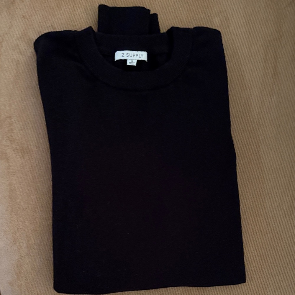 Z Supply Classic Black Pullover